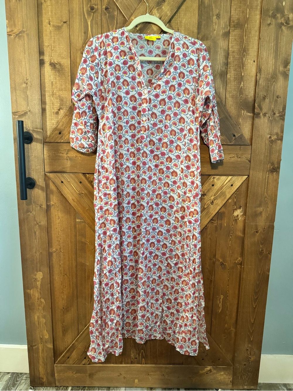 Roller Rabbit Pink and Blue Floral Blouse